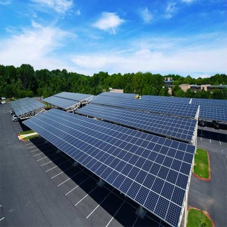 Easy & Quick Installation Commercial Building Integrated Photovoltaics Facade Architectural Solar Carports